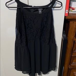 torrid lace babydoll top